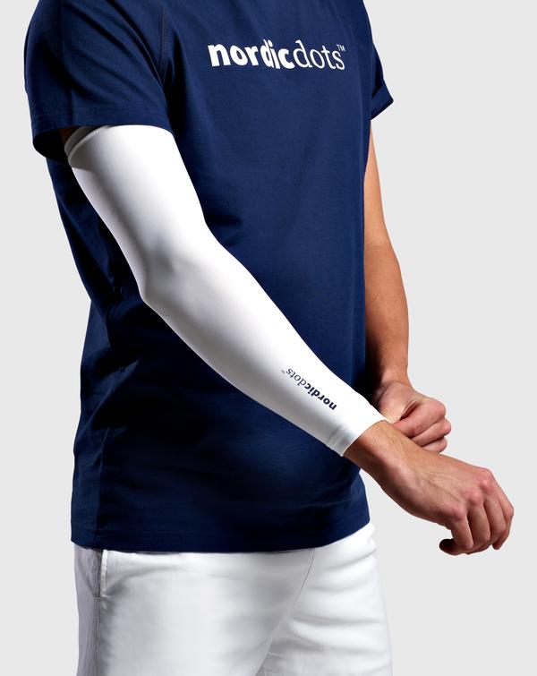 Компресcионный рукав Nordicdots Compression Arm Sleeve White