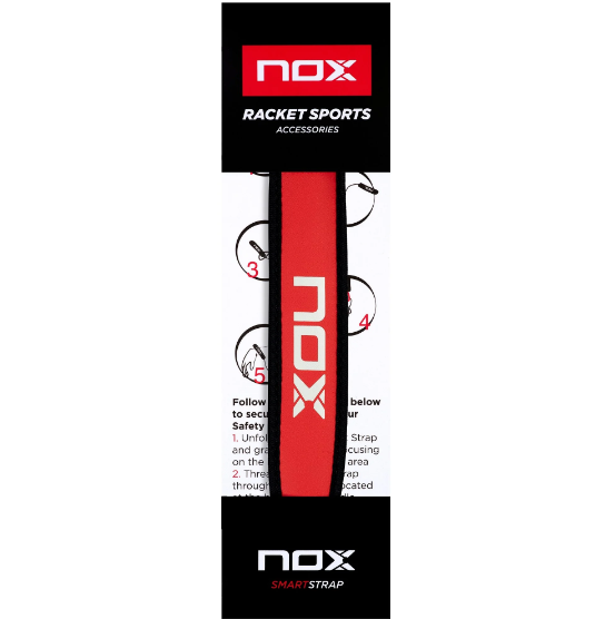 Ремешок для ракетки Nox Smart Strap Luxury Rojo