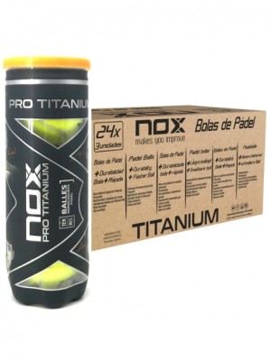 Мячи для padel  Nox Pro Titanium x3
